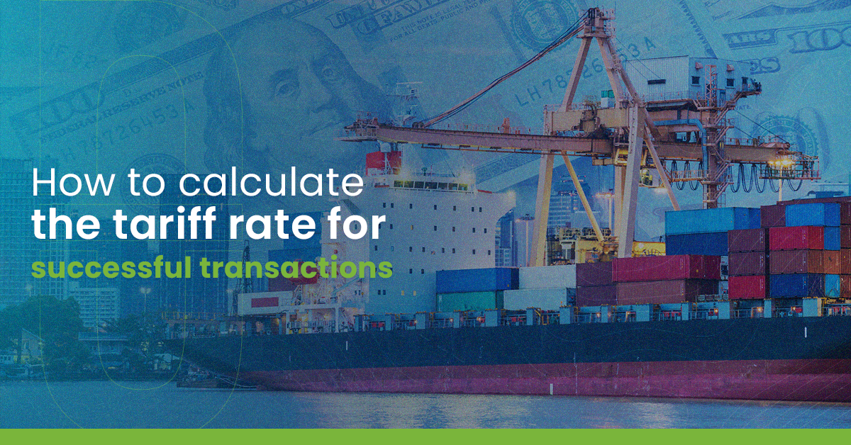 How to calculate the tariff rate for successful transactions Onus